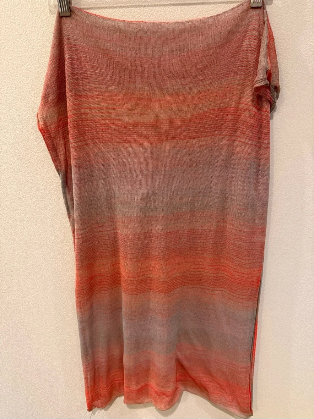 Buff Coolnet UV Lightweight Coral Gray Infinity Scarf